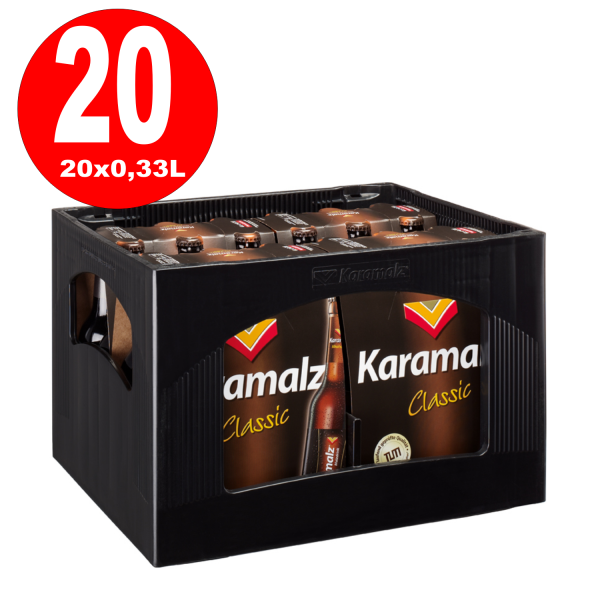 Karamalz Classic Malt Drink - Senza alcool Alcohol 24x0,33ll - Scatola originale Riduce