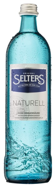 12 x Selters Naturell bottiglia di vetro gastro da 0,75 l nella scatola originale, deposito riutilizzabile