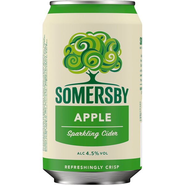 24 lattine da 0,33 l di sidro di mele Somersby 4,5% vol. Deposito di sidro