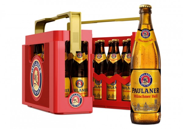 20 x Paulaner bright Munich 0,5 L - 4,9% di alcol scatola originale