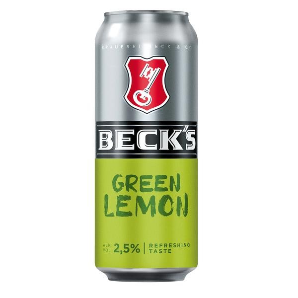 24 lattine da 0,5 L Becks Green Lemon 2,5% Vol_disposable