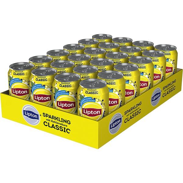 Lattina Lipton Sparkling Classic gassata ghiacciata 24 x 0,33L Monouso