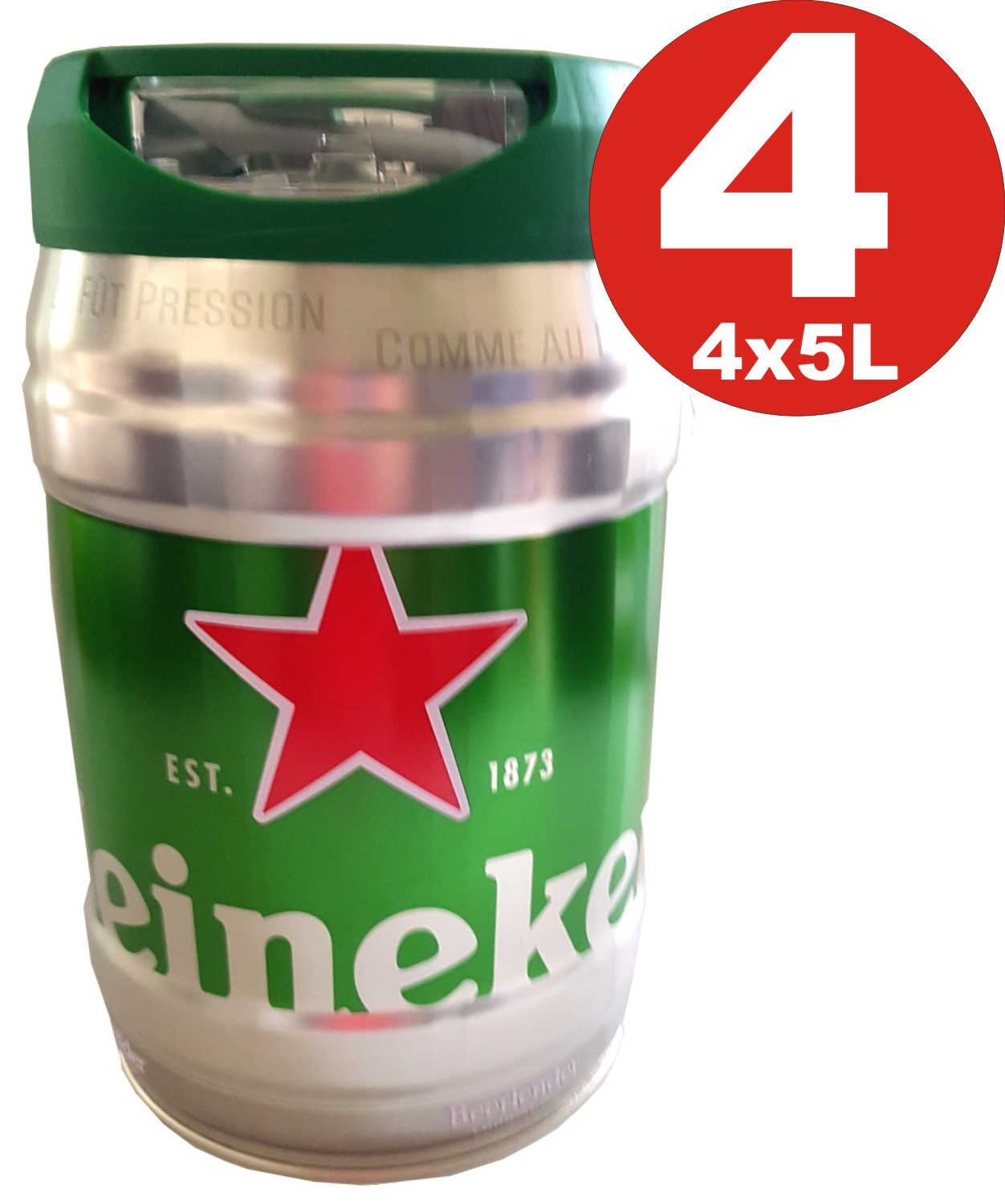 Heineken party keg 5L draft keg 5% vol.